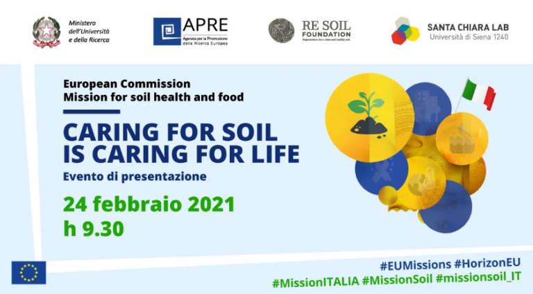 Horizon Europe/Mission Soil Health and Food: la cura del suolo è cura della vita