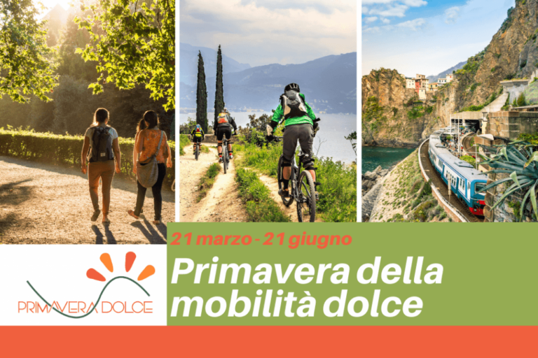 Primavera per la Mobilità Dolce 2021: tre mesi di eventi in treno, a piedi e in bicicletta