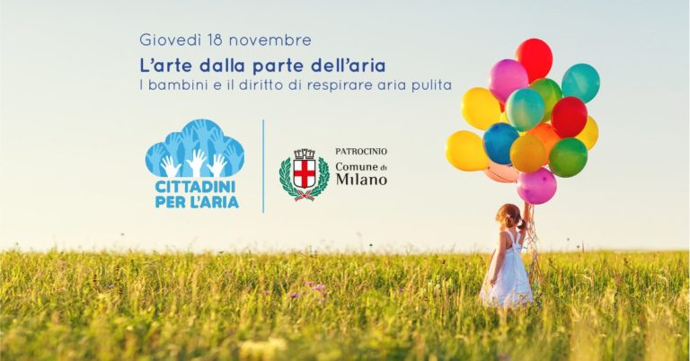 L’arte dalla parte dell’aria. Il 18 novembre alla Triennale di Milano la mostra e la tavola rotonda organizzata da Cittadini per l’Aria