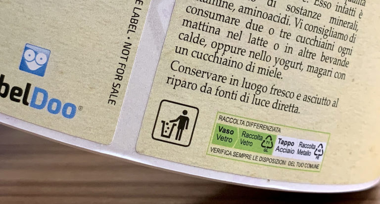 Etichettatura ambientale degli imballaggi, l’obbligo slitta al 1° luglio 2022