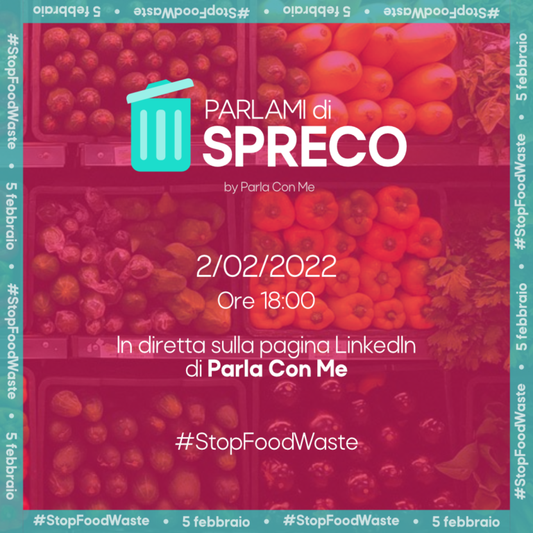 Il 2 febbraio una tavola rotonda contro lo spreco alimentare. Simona Riccio incontra Maria Chiara Gadda, Banco Alimentare, ToGoodToGo, Eco dalle Città, Melanzi e Zoscar