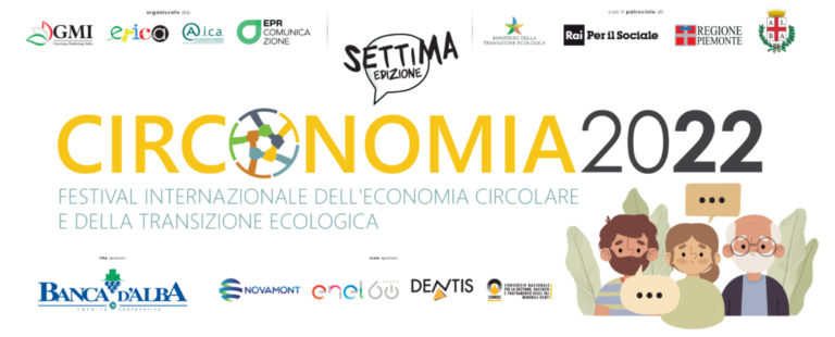Dal 7 al 24 settembre ritorna Circonomia, il Festival dell’economia circolare e della transizione ecologica