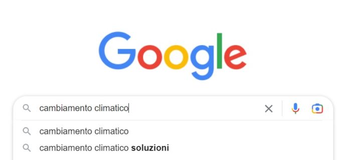 Google cambiamento climatico