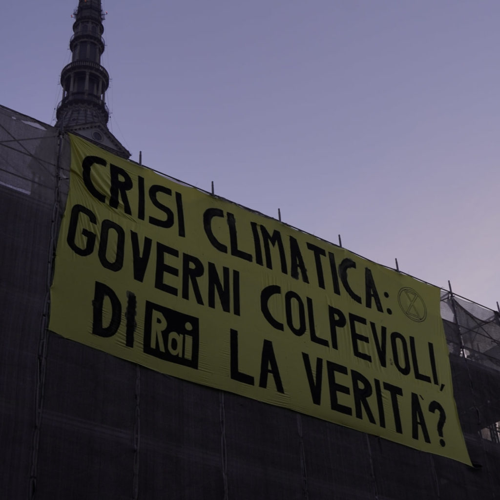 Extinction Rebellion crisi climatica mole antonelliana Torino