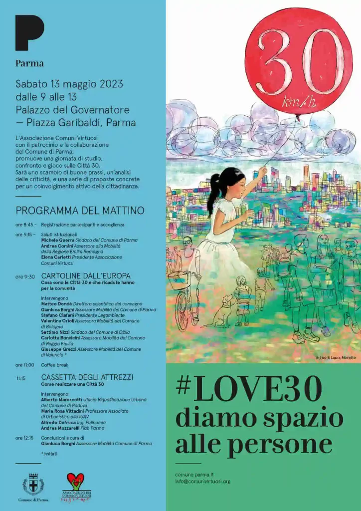 Love30, sabato 13 maggio a Parma il convegno sulla promozione della mobilità sostenibile