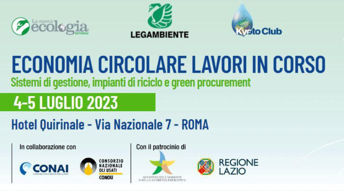 Ecoforum di Legambiente, dal 4 al 6 luglio a Roma