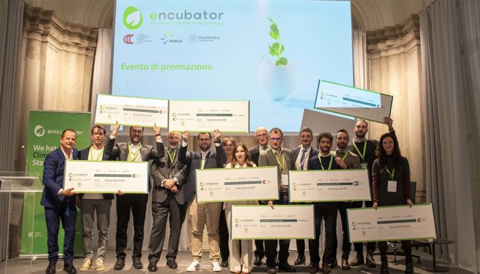 Encubator: premiate le 9 startup, muse della sostenibilità