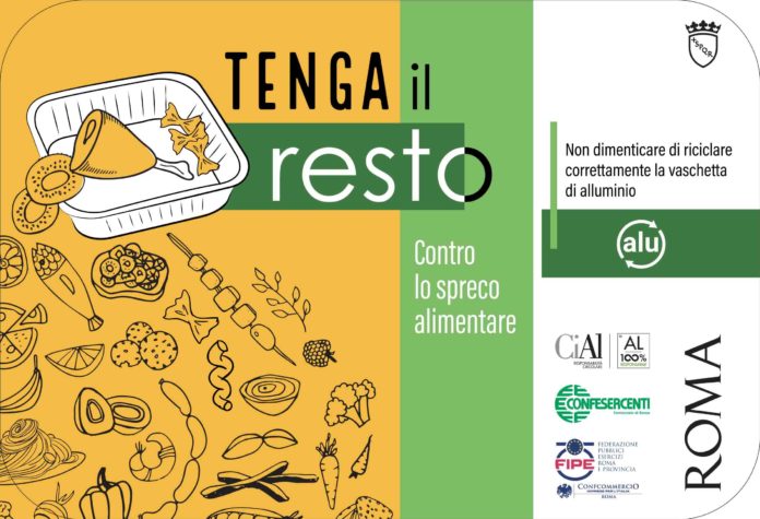 “Tenga il resto”, il progetto contro lo spreco alimentare nei ristoranti di Roma