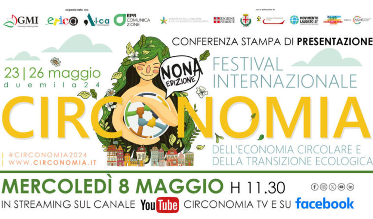 Torna Circonomia, il festival dell’economia circolare e della transizione ecologica | Alba 23-26 maggio