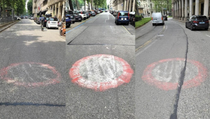 Torino controviali ciclabili