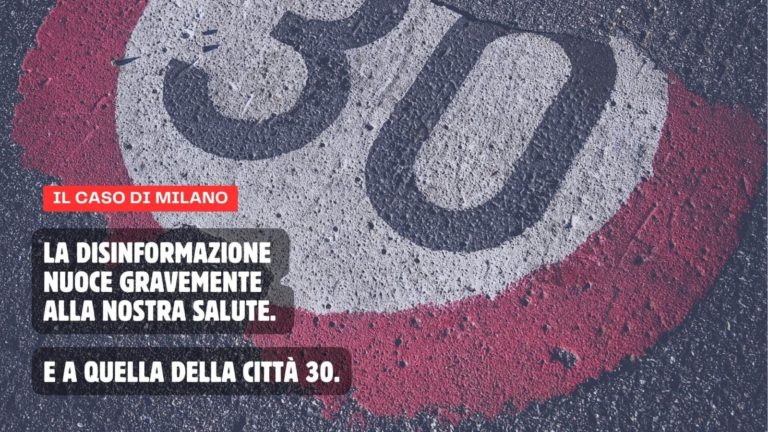 Fiab smonta la notizia sulla ‘Città 30’ che farebbe peggiorare l’inquinamento