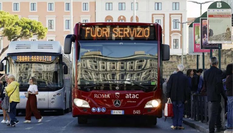 Sciopero Atac oggi a Roma: metro C chiusa e possibili stop su 27 linee bus