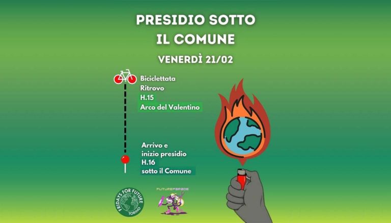 Torino 21 febbraio Fridays For Future