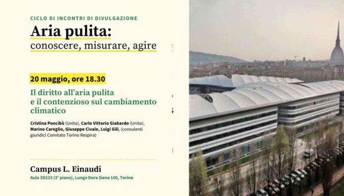 Aria pulita contenzioso climatico Torino