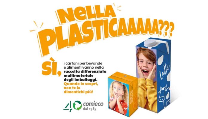 Comieco Salerno cartoni bevande