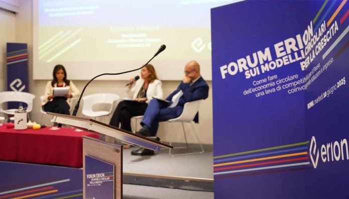 Economia circolare Italia Erion