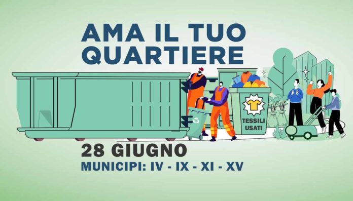 rifiuti ingombranti Roma 28 giugno