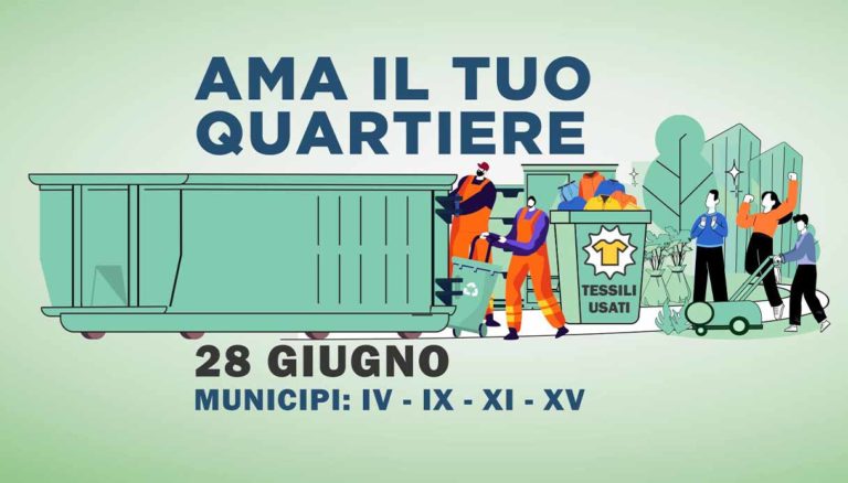 rifiuti ingombranti Roma 28 giugno