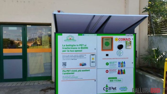 eco-compattatore Coripet Conad Olbia Coripet Calabria eco-compattatori Coop eco-compattatori Coripet Sassari