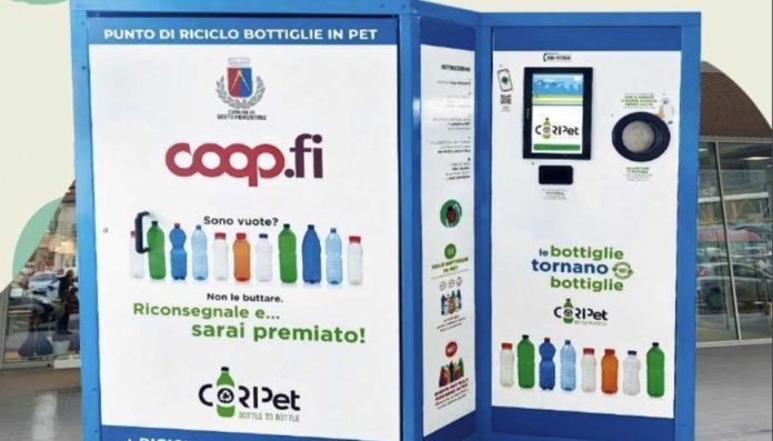 eco-compattatore Coripet Coop Sesto Fiorentino