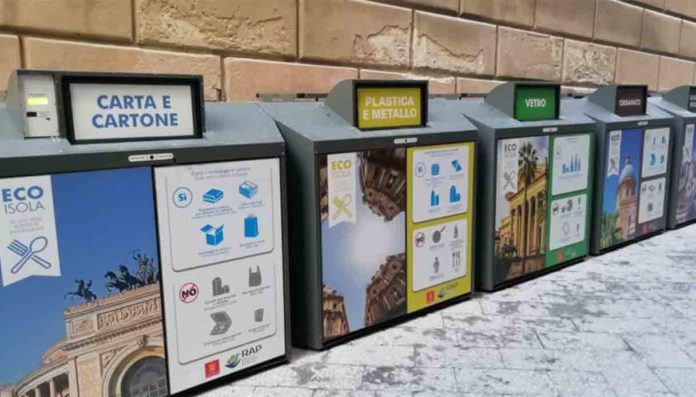 Palermo isole ecologiche intelligenti raccolta rifiuti