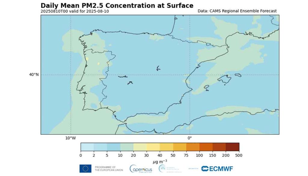 Spagna incendi record emissioni 2003