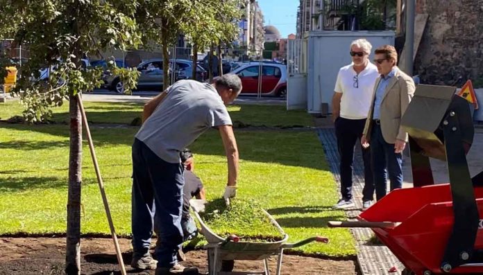 Catania piazza Turi Ferro sostenibilità