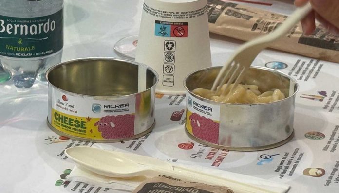 Ricrea acciaio riciclabile Cheese 2025