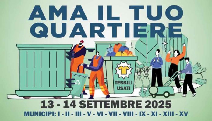 Roma 13 e 14 settembre Ama il tuo quartiere