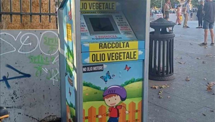 Roma raccolta degli oli esausti Municipio I
