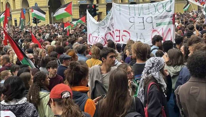 Sciopero Gaza bus treni Italia