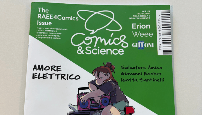 RAEE4Comics RAEE4Comics porta in tour “Amore Elettrico”, il fumetto sul riciclo dei rifiuti elettronici