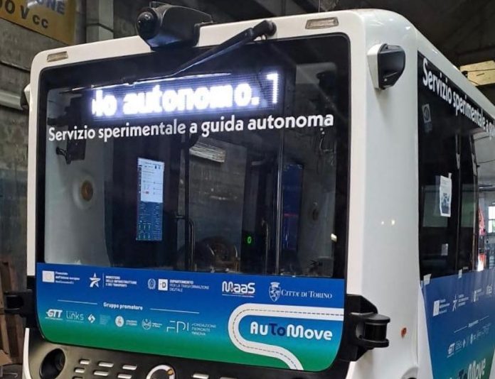 navetta guida autonoma Torino