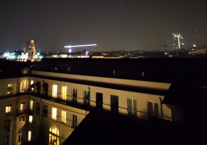 Torino centro città gru
