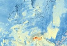 Prime immagini da  Sentinel-4, che ogni ora monitora da satellite l’inquinamento atmosferico inquinanti atmosferici immagini satellitari