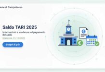 Campobasso, in arrivo gli avvisi di pagamento per il saldo Tari 2025 Campobasso Tari 2025