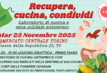 CCC: Cibo=Cultura=Capitale, 8° appuntamento martedì 25 novembre a Torino
