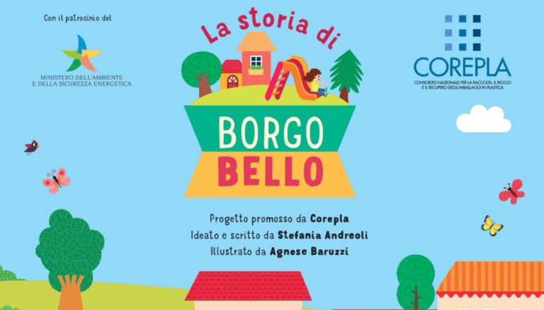 Nasce “La storia di Borgo Bello” di Corepla: il gioco che insegna il riciclo ai bambini