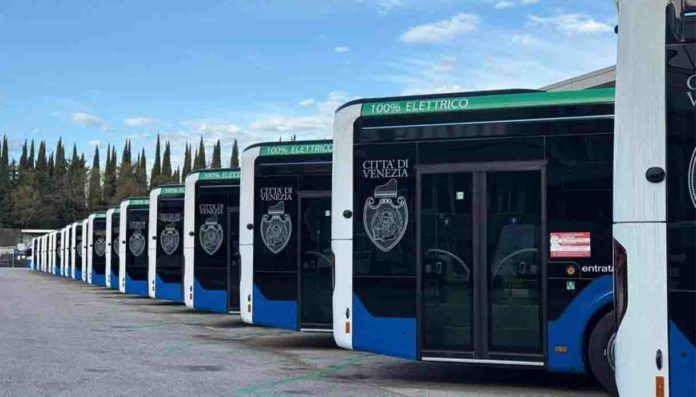 Venezia flotta autobus elettrici