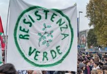 Difesa del verde e ripudio della guerra: i comitati torinesi al corteo del 14 novembre