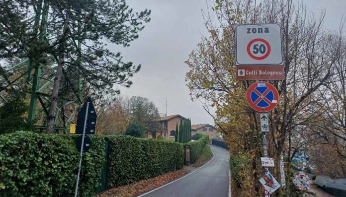 Bologna limite 50 km/h collina