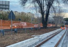 Roma, avviata la posa dei binari della nuova tranvia Togliatti Roma, avviata la posa dei binari della nuova tranvia Togliatti