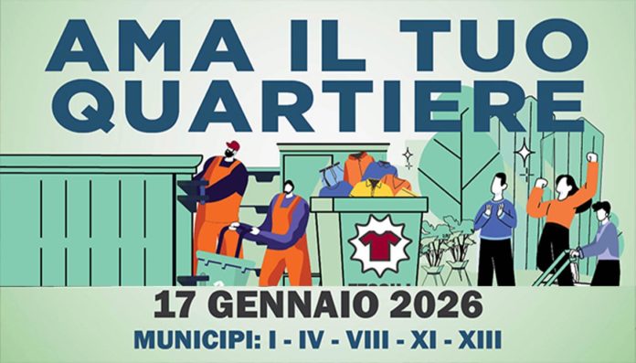 Roma 17 gennaio Ama il tuo quartiere