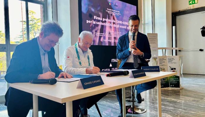 Accordo Coni-Conai per la sostenibilità degli eventi sportivi Accordo Coni-Conai per la sostenibilità degli eventi sportivi