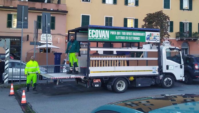 Genova postazione Ecovan Media Valbisagno