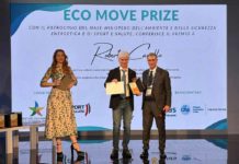 Roberto Cavallo premiato a Sanremo con l’Eco Move Prize 2026 Roberto Cavallo premiato Sanremo Eco Move Prize 2026