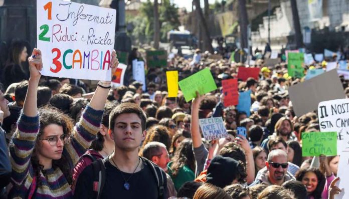 Fridays For Futurel 27 marzo sciopero clima