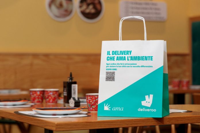 Roma Deliveroo AMA Giornata della Terra