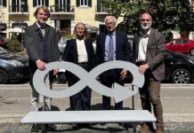 Roma, Steelosa® di Ricrea al Mercato Trionfale: la panchina in acciaio riciclato Roma Steelosa® di Ricrea al Mercato Trionfale