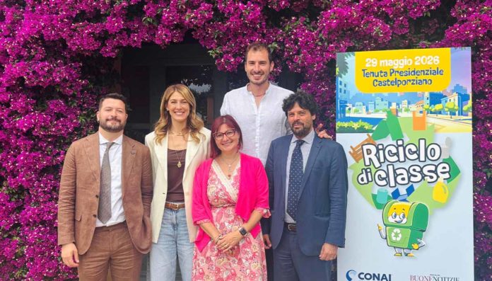 Castelporziano studenti riciclo sostenibilità Conai